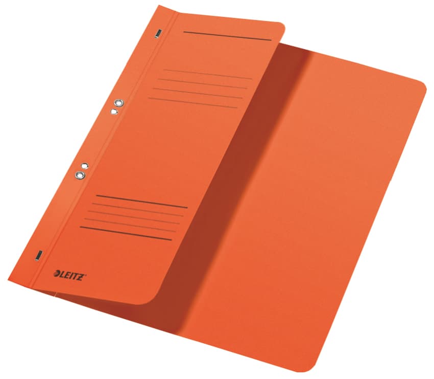 Leitz Ösenhefter, Din A4, Manilakarton, Orange, Kauf-