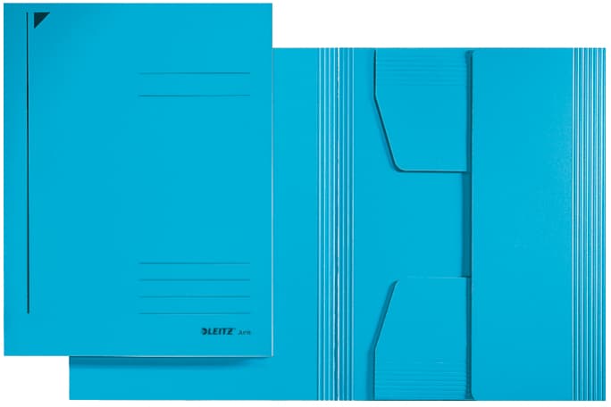 Leitz Jurismappe, Din A5, Karton 320 G/Qm, Blau