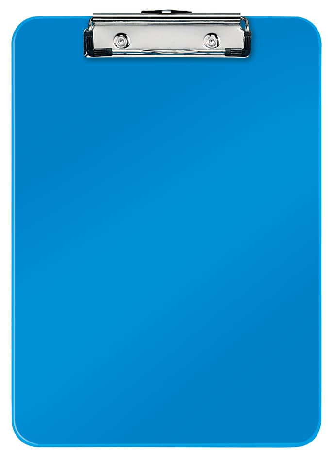 Leitz Klemmbrett Wow, Din A4, Polystyrol, Blau-Metallic