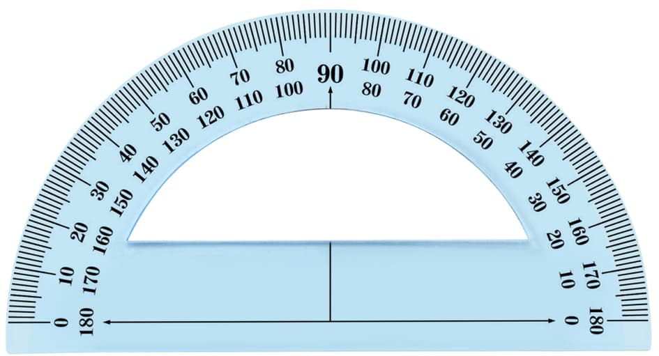 Wonday Halb-Winkelmesser 180 Grad, 120 Mm, Bruchfest