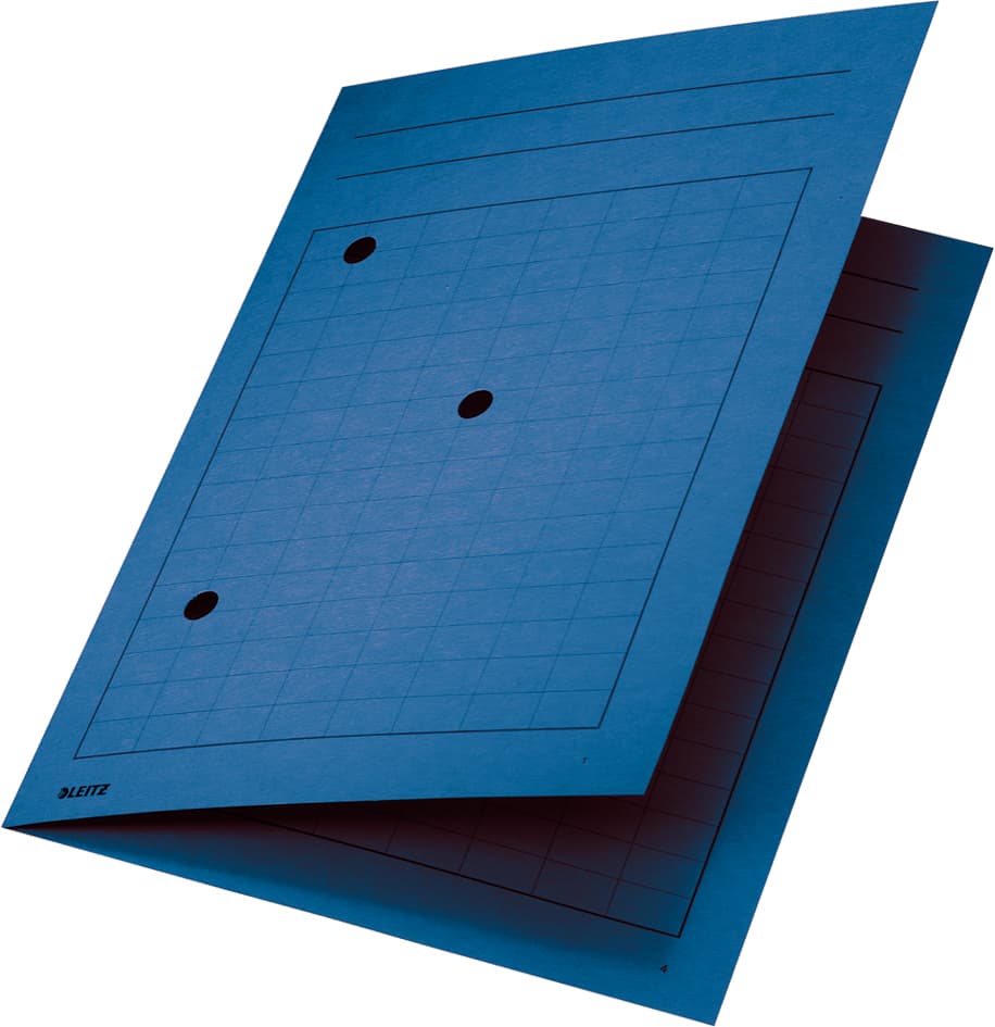 Leitz Umlaufmappe, Din A4, Manilakarton 320 G/Qm, Blau
