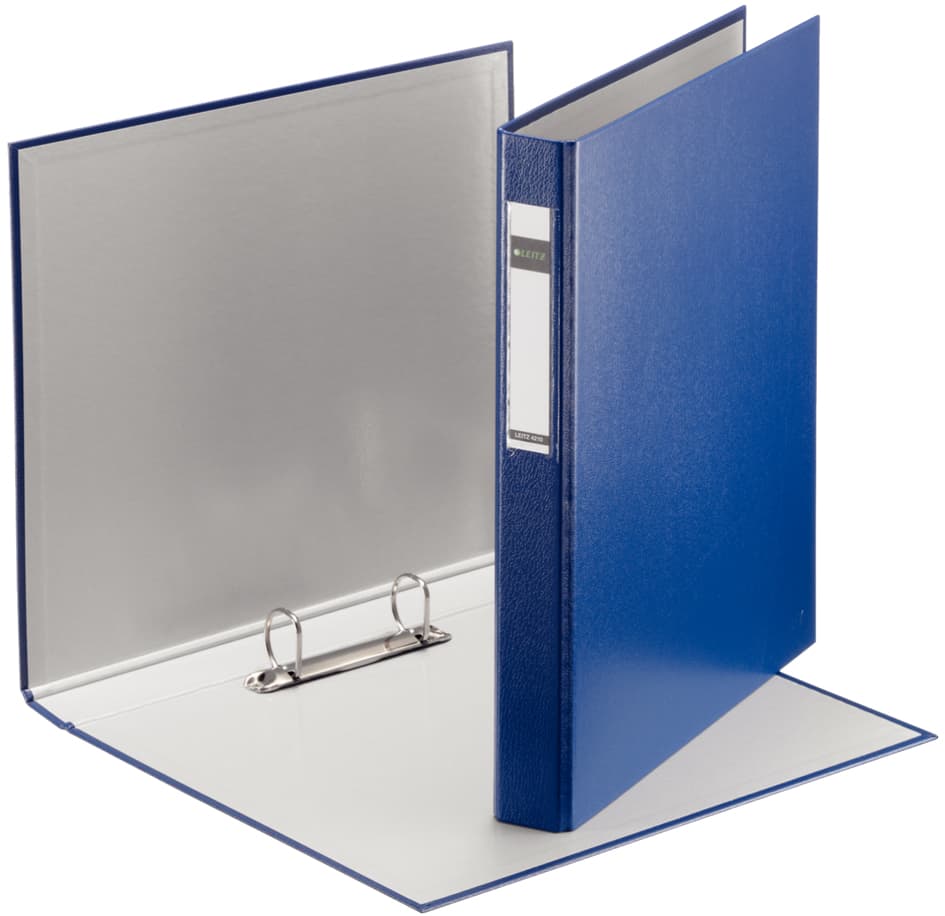 Leitz Ringbuch Standard, Din A4 Überbreite, Blau, 2 D-Ring-