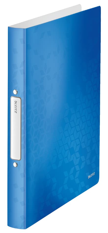 Leitz Ringbuch Wow, Din A4, Pp, Blau, 2 Ringe