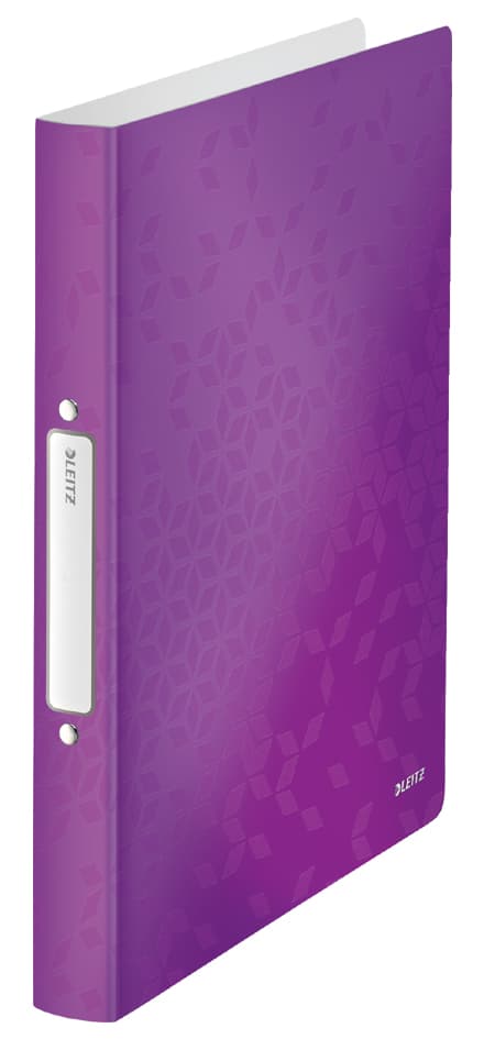 Leitz Ringbuch Wow, Din A4, Pp, Violett, 2 Ringe