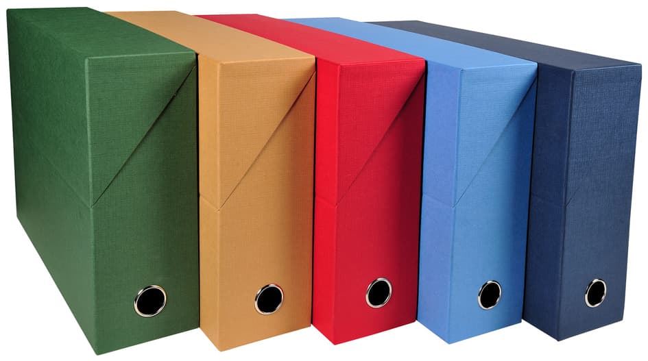 Exacompta Archivbox, Din A4, Karton, 90 Mm, Schwarz