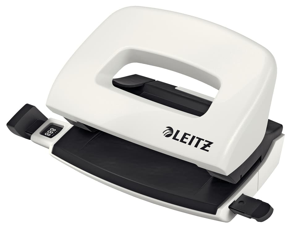 Leitz Locher Mini Nexxt Wow 5060, Perlweiß, Im Karton