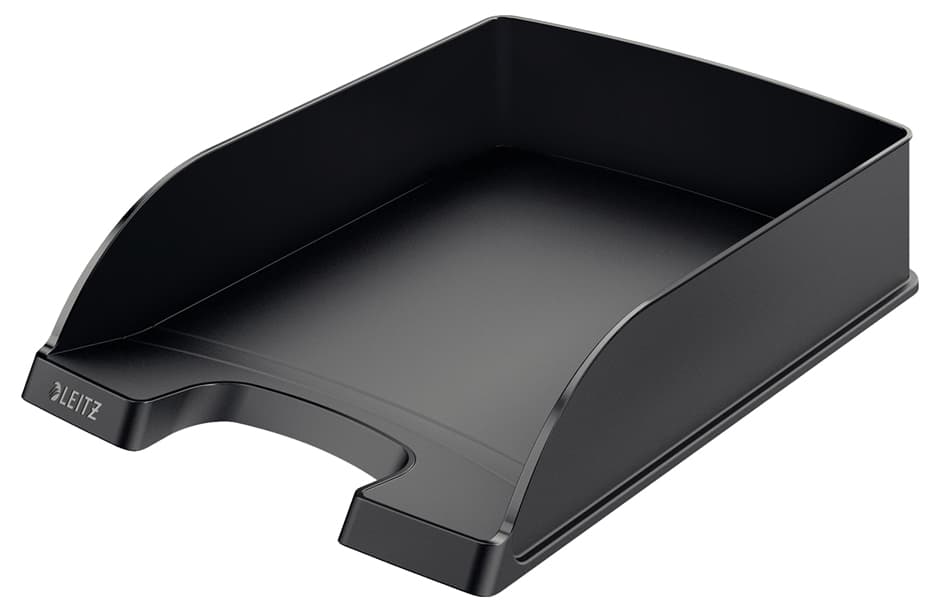 Leitz Briefablage Plus Standard, A4, Polystyrol, Schwarz