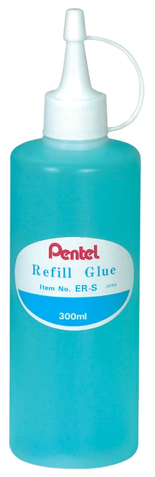 Pentel Flüssigkleber Nachfüll-Flasche Er-S, Inhalt: 300 Ml