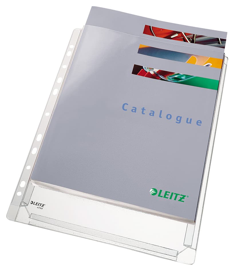 Leitz Maxi Prospekthülle Standard, A4, Pvc, Genarbt, 0,17 Mm
