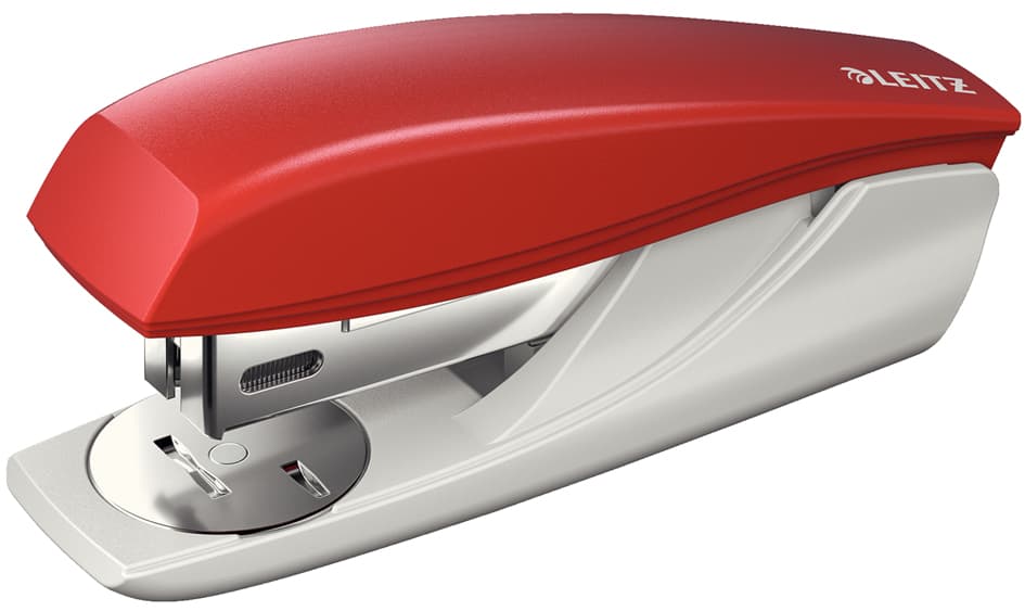 Leitz Kleines Heftgerät Nexxt 5501, Rot, Im Karton