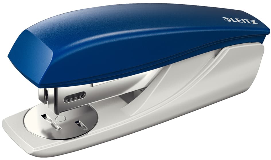 Leitz Kleines Heftgerät Nexxt 5501, Blau, Im Karton