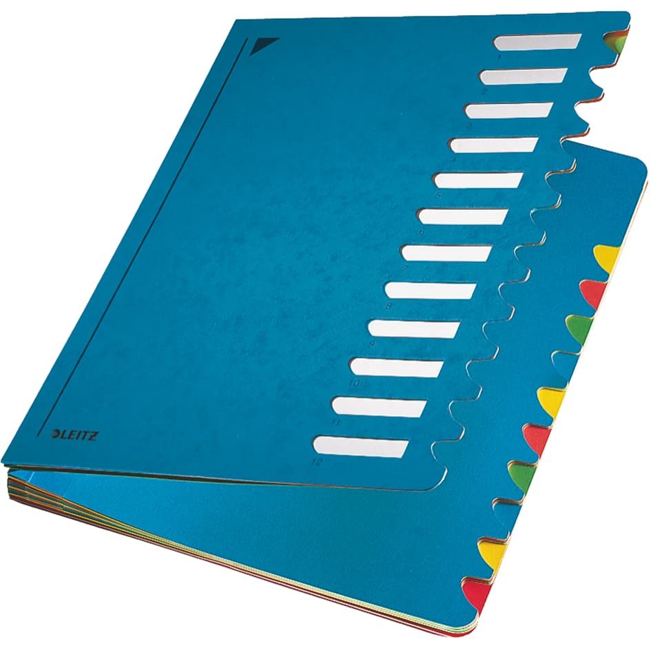 Leitz Pultordner Deskorganizer Color, A4, 1-12, Schwarz