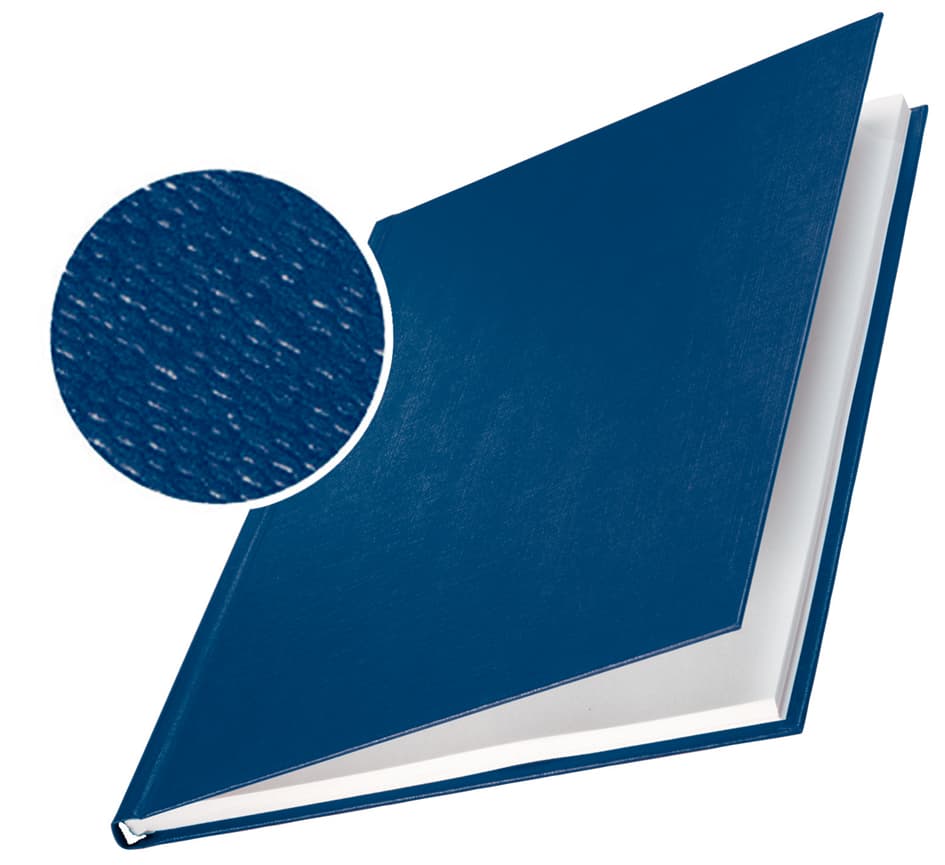 Leitz Buchbindemappe Impressbind, A4, 3,5 Mm, Blau, Hard