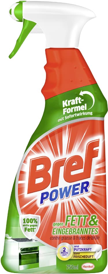 Bref Power Fettlöser, 750 Ml Sprühflasche