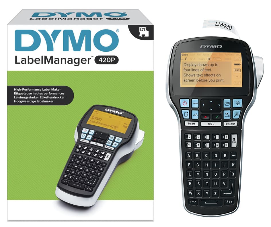 Dymo Hand-Beschriftungsgerät , Labelmanager 420p,