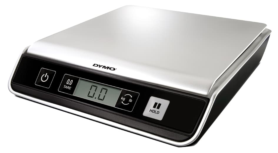 Dymo Elektronische Briefwaage M10, Tragkraft: 10 Kg, Silber