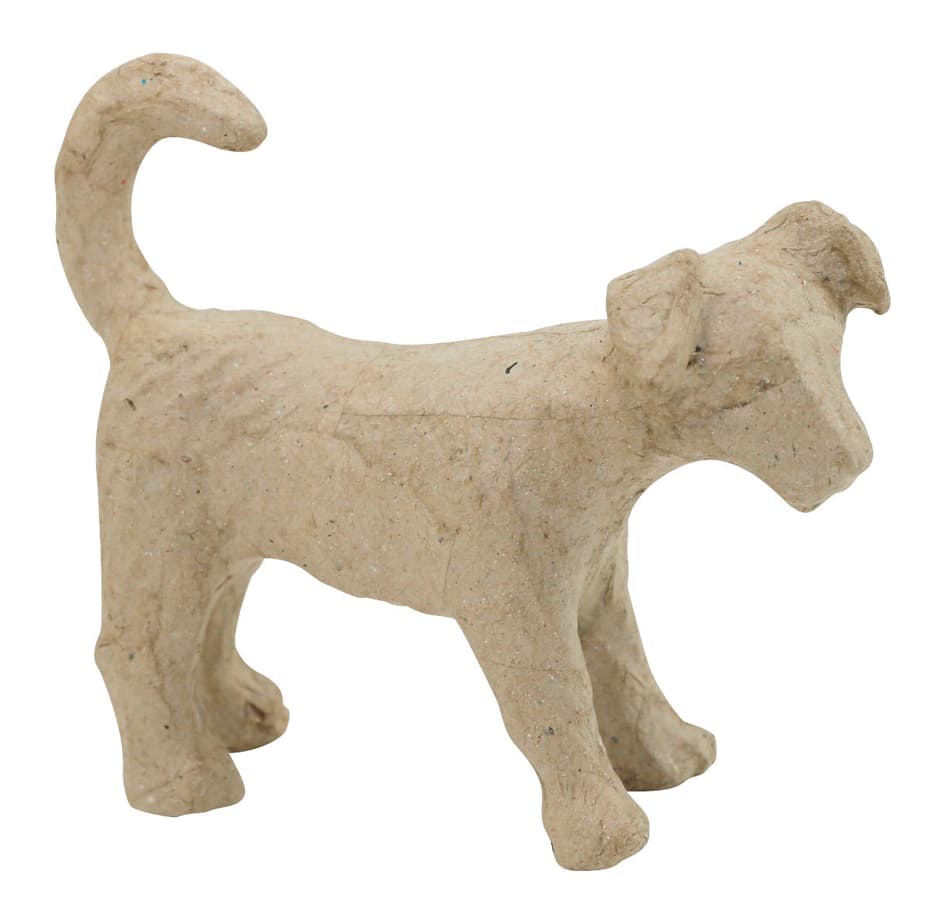 Décopatch Pappmaché-Figur , Hund, , 85 Mm