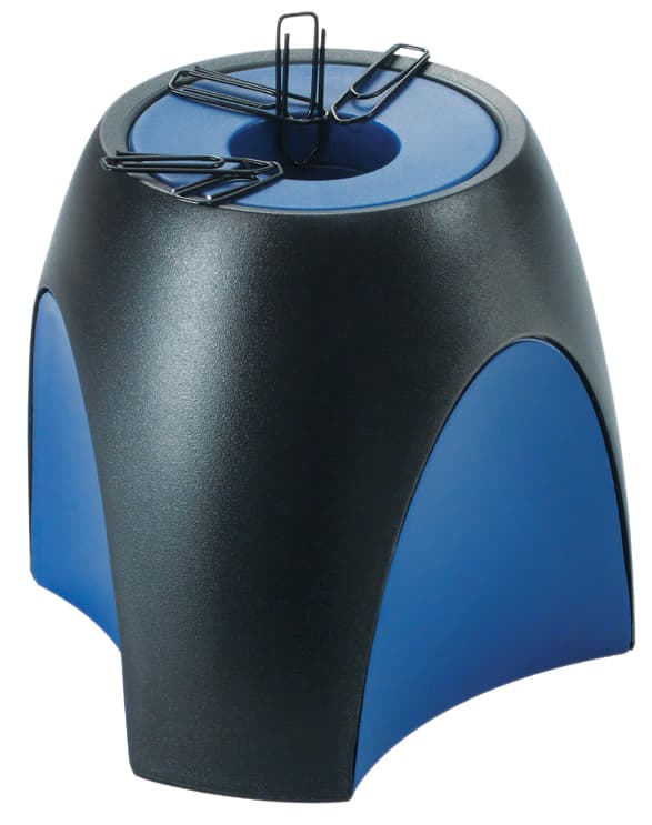 Han Klammernspender Delta, Polystyrol, Schwarz/Blau