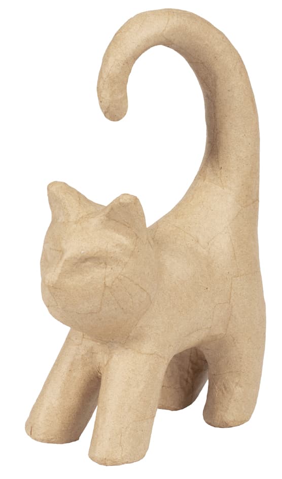 Décopatch Pappmaché-Figur , Katze 2, , 320 Mm