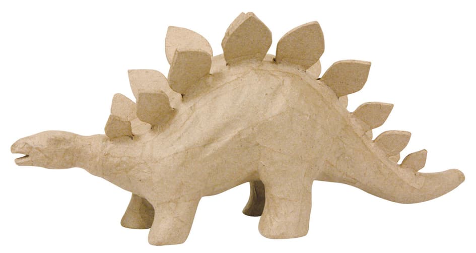 Décopatch Pappmaché-Figur , Stegosaurus, , 150 Mm