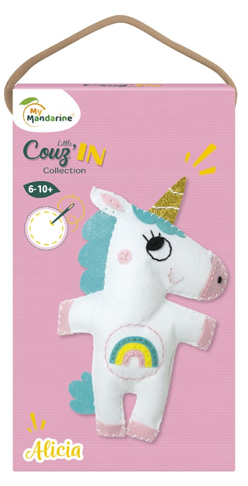 My Mandarine Nähset , Little Couz, In, , Einhorn Alicia