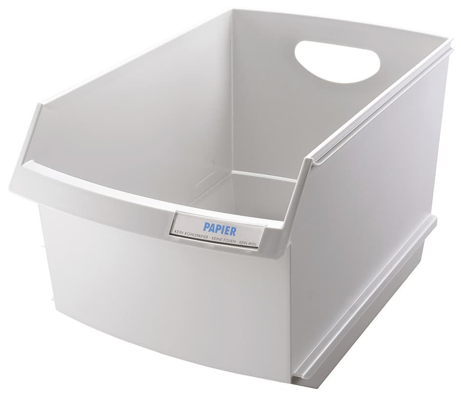 Han Papierkorb Logo-Drive, Polystyrol, 25 Liter, Lichtgrau