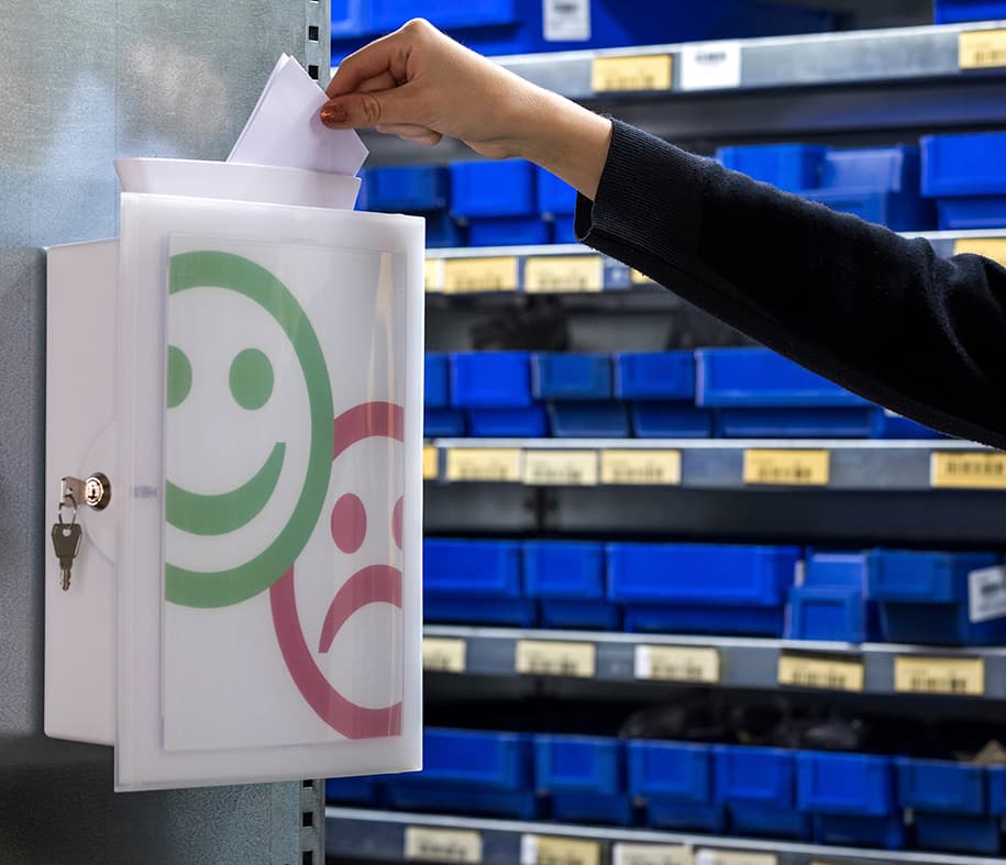 Han Briefkasten Image, In, Polypropylen, Lichtgrau