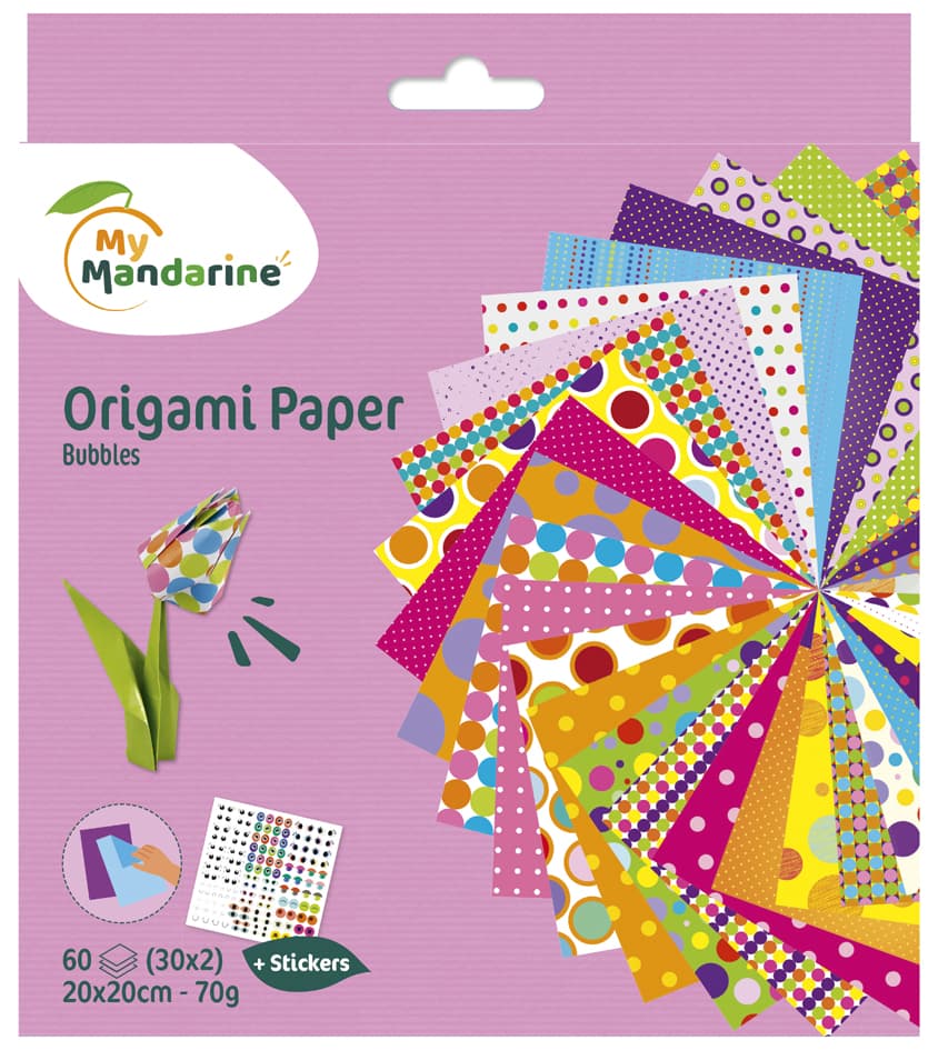 My Mandarine Origami-Faltblätter , Bubbles,