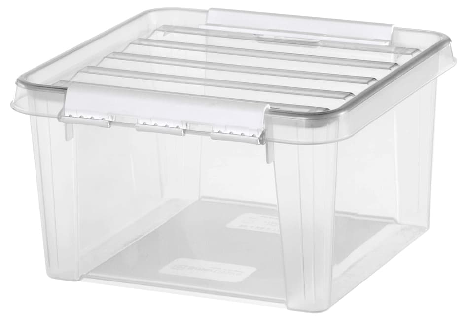 Smartstore Aufbewahrungsbox Classic 7 L, Clips: Weiß