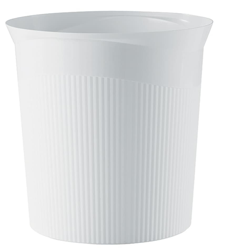 Han Papierkorb Re-Loop, Öko-Kunststoff, 13 Liter, Weiß