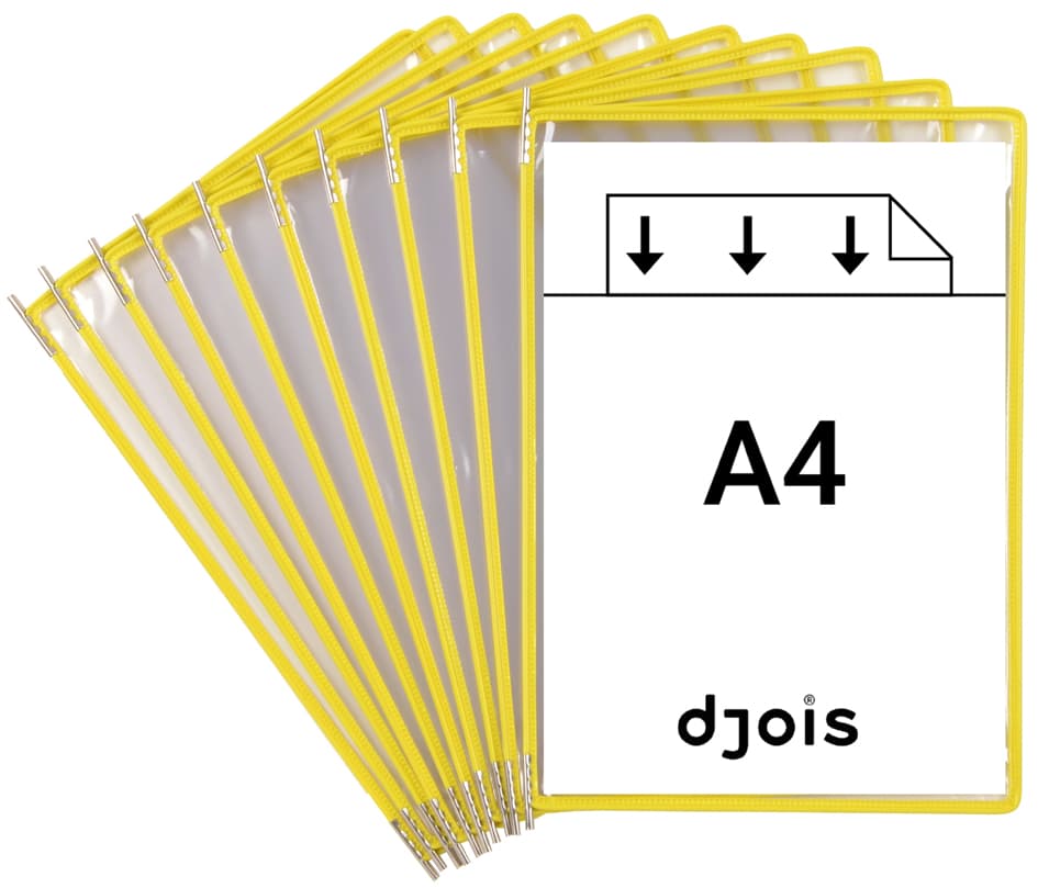 Djois By Tarifold Drehzapfentafel, Din A4, Gelb