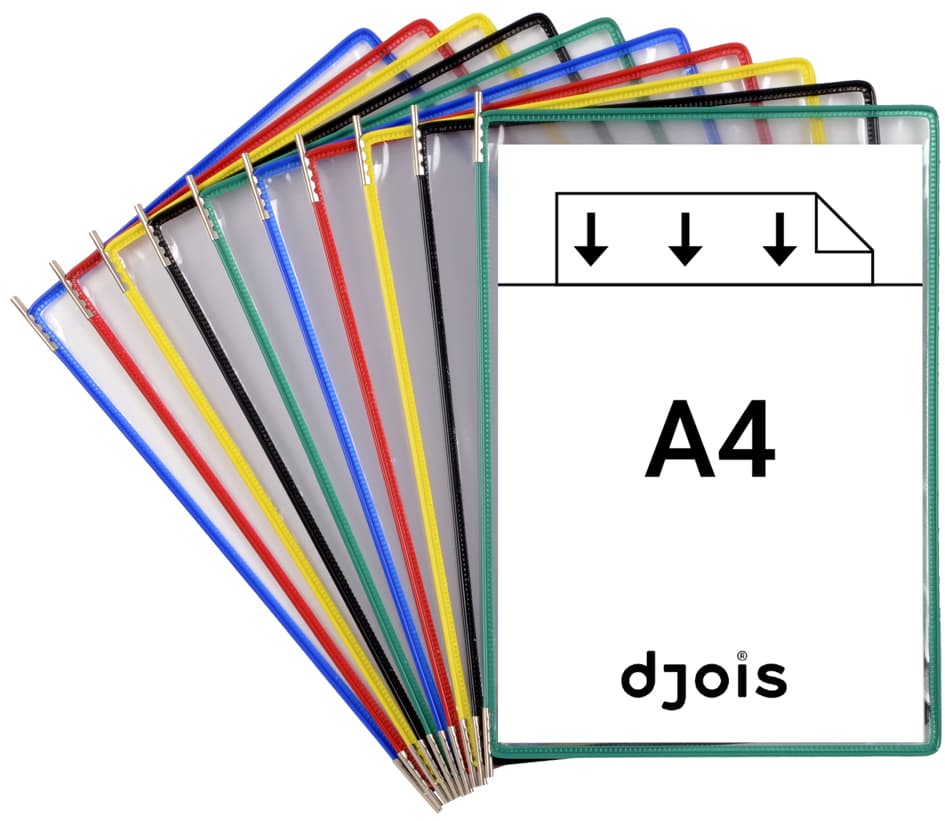 Djois By Tarifold Drehzapfentafel, Din A4, Farbig Sortiert