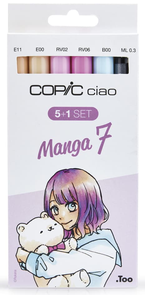 Copic Marker Ciao, 5+1 Set , Manga 7,