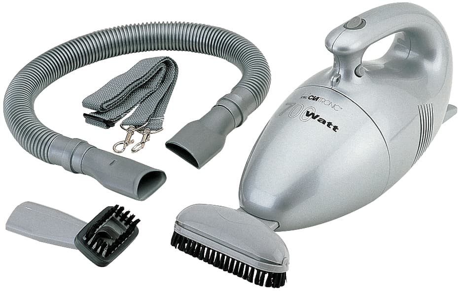 Clatronic Hand-Staubsauger Hs 2631, Silber/Grau