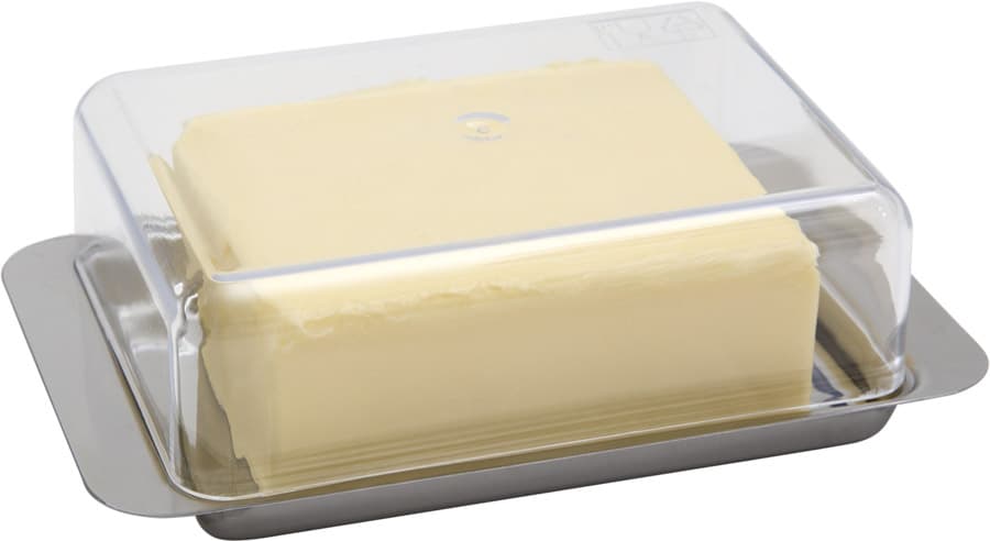Aps Kühlschrank-Butterdose, Aus Edelstahl
