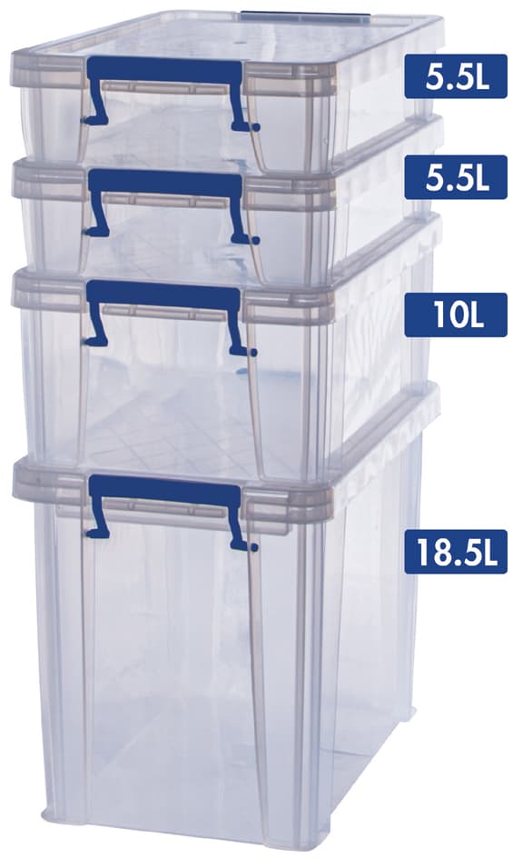 Fellowes Aufbewahrungsbox Prostore Bonus Set 5, 4er-Set