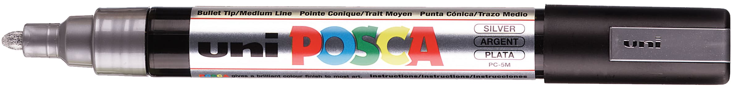 Posca Pigmentmarker Pc-5m, Silber