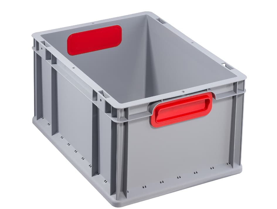 Allit Transportbehälter Profiplus Eurobox 422, Grau/Rot