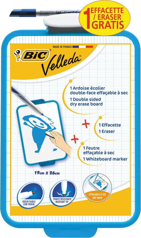 Bic Weißwandtafel Velleda, Maße: (B)190 X (H)260 Mm
