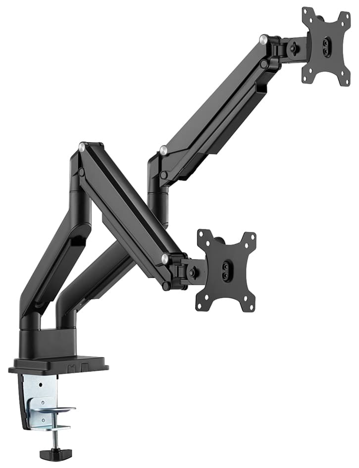 Digitus Universal Dual Monitorhalter, Mit Klemmbefestigung