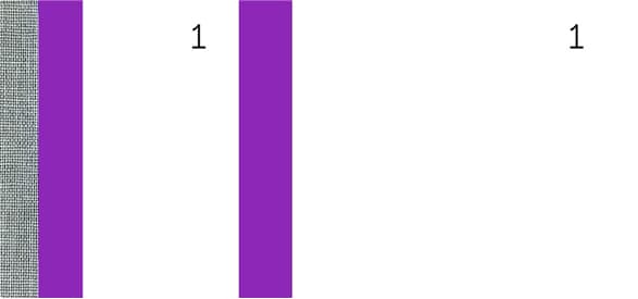 Elve Bon-Block, Violett, Maße: (B)135 X (H)60 Mm