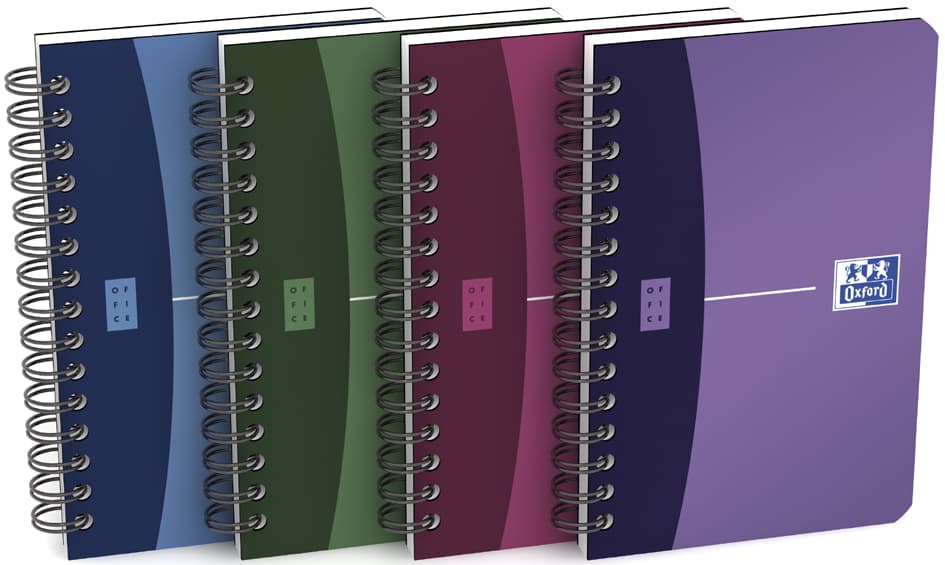 Oxford Office Spiralbuch, 90 X 140 Mm, Kariert, 90 Blatt, Pp