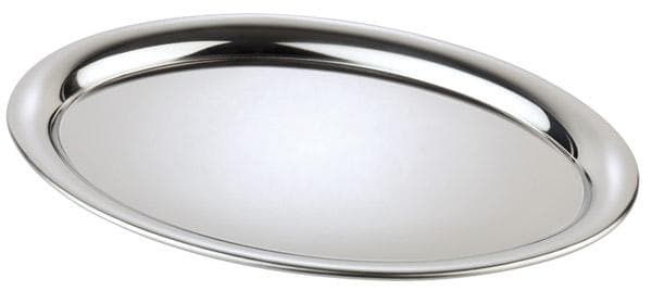 Aps Serviertablett Kaffeehaus, Oval, Edelstahl