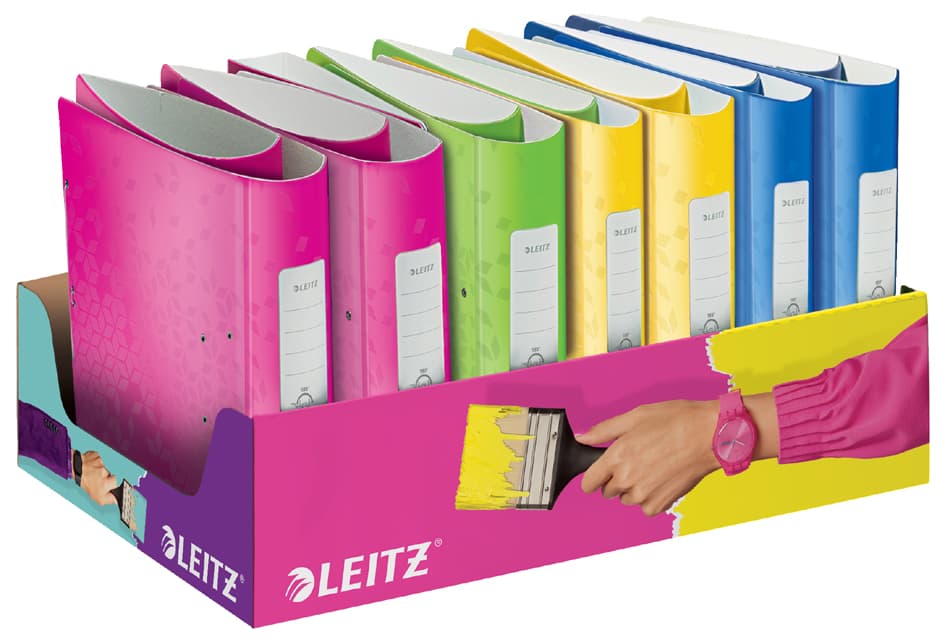Leitz Ordner Active Wow, 180 Grad, 15er Display