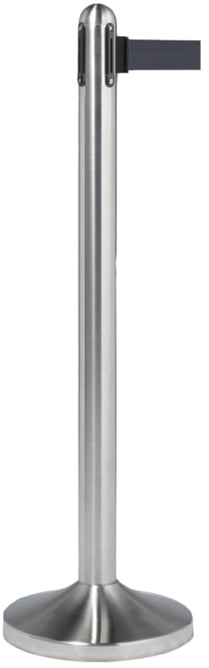 Securit Absperrsystem Retractable - Set, Chrom / Schwarz