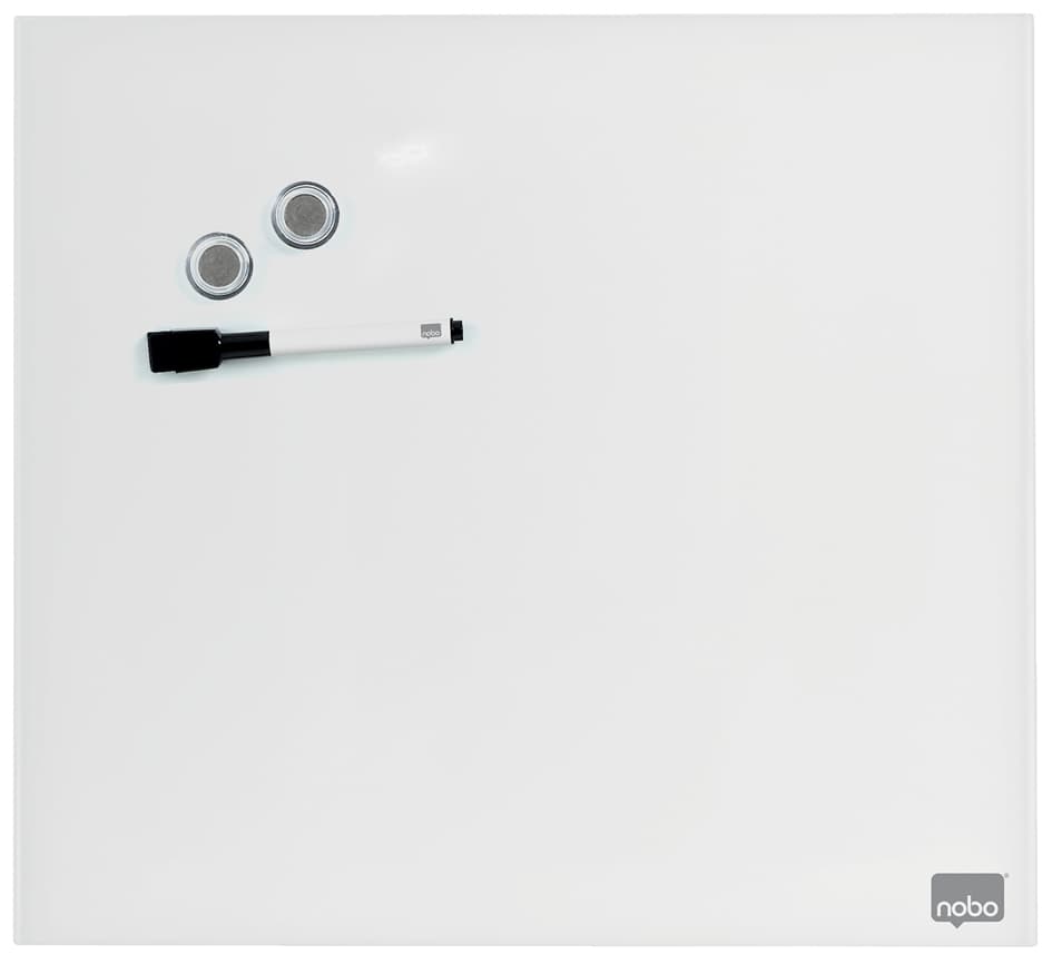 Nobo Glas-Magnettafel, (B)450 X (H)450 Mm, Weiß