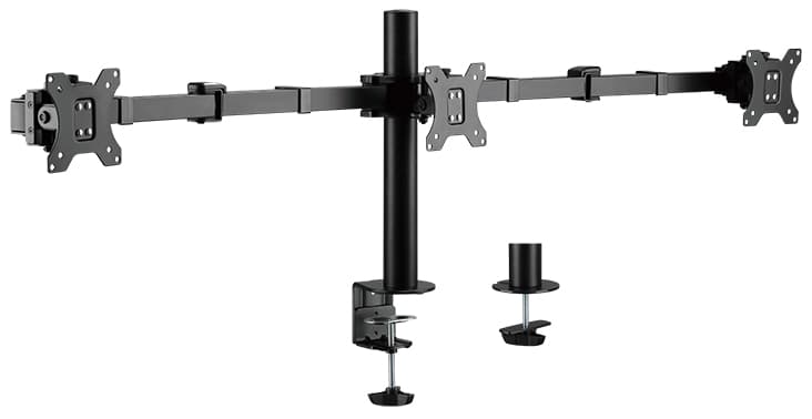 Logilink Dreifach-Monitorhalterung, Armlänge: 380 Mm