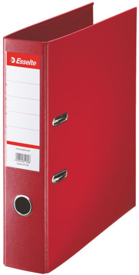 Esselte Plastik-Ordner Standard, Din A4, 75 Mm, Rot