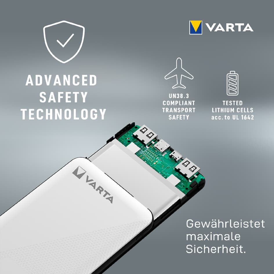 Varta Powerbank , Energy, , 20.000 Mah, Weiß