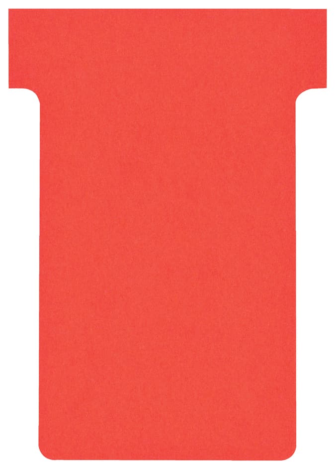 Nobo T-Karten, Größe 2 / 60 Mm, 170 G/Qm, Rot
